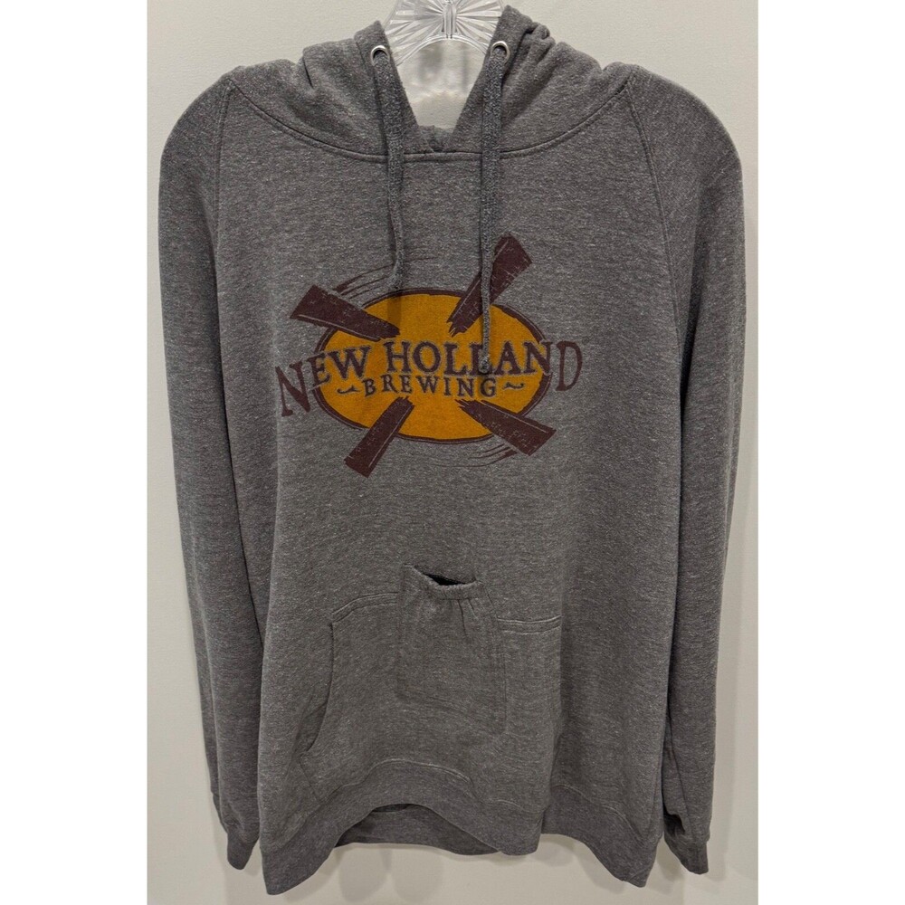 New Holland Brewing Co. - Brew City Hooded Sweatshirt Hoodie - Men's Size Large